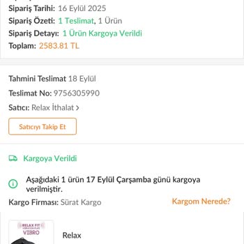 Teslimat Gecikmesiyle Mağdur Edildim