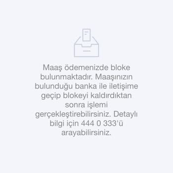 Maaş Hesabındaki Bloke Nedeniyle Taşıma İşlemi Gerçekleşmiyor, Mağduriyet Yaşıyorum