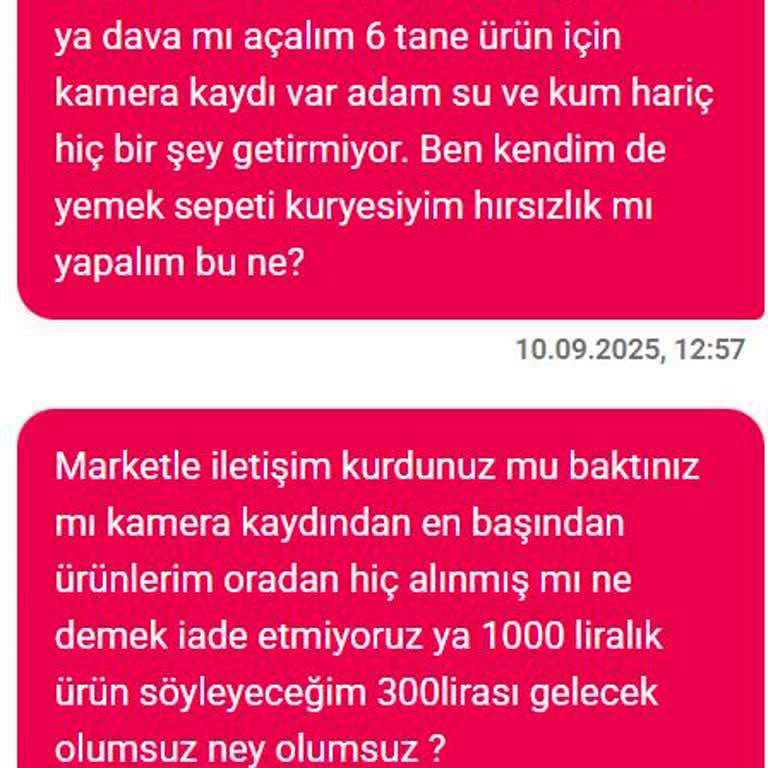 Siparişimdeki Eksik Ürünler Ve Yetersiz Müşteri Hizmetleri Deneyimi