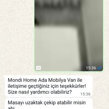 Mondi Home’dan Aldığım Masanın Hasarlı Parçası 5 Aydır Değiştirilmiyor