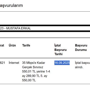 İnternet Aboneliği İptali Sürekli Oyalanıyor!
