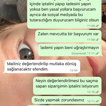 Sipariş İptali Ve İade Talebine Yanıtsız Kalındı, Mağduriyet Yaşadım