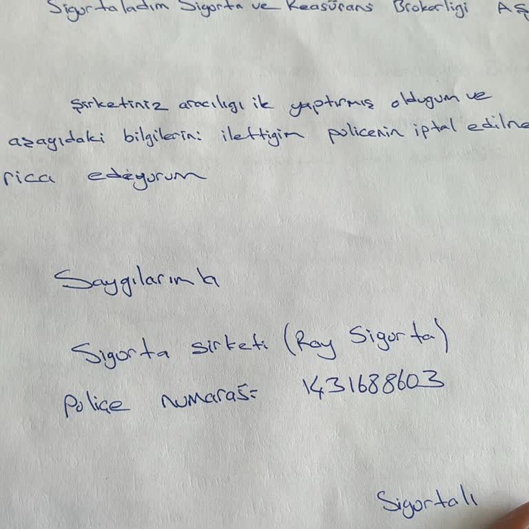 Yanlış Düzenlenen Poliçe İptal Edilmiyor Mağduriyetim Sürüyor