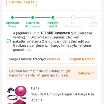 Trendyol Express Siparişim Adresime Ulaşmadan İade Edildi Müşteri Hizmetleri Çözüm Sunmadı