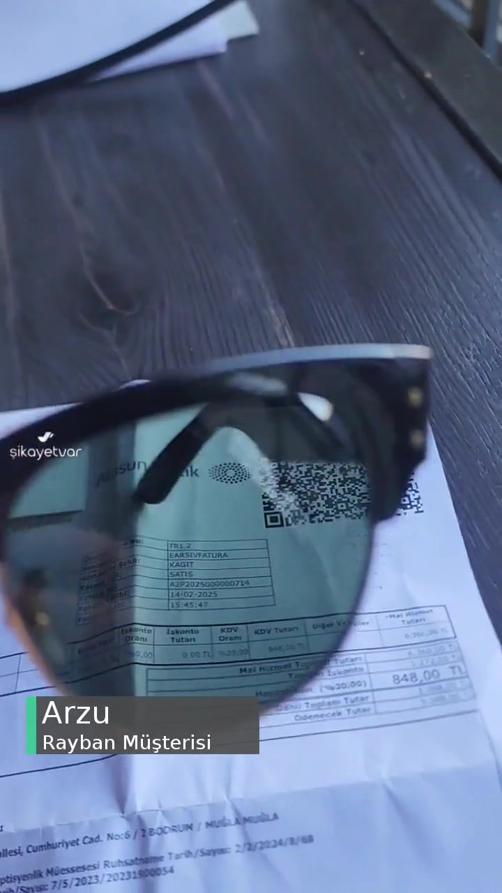 Rayban Sorumsuzluğu videonun kapak resmi
