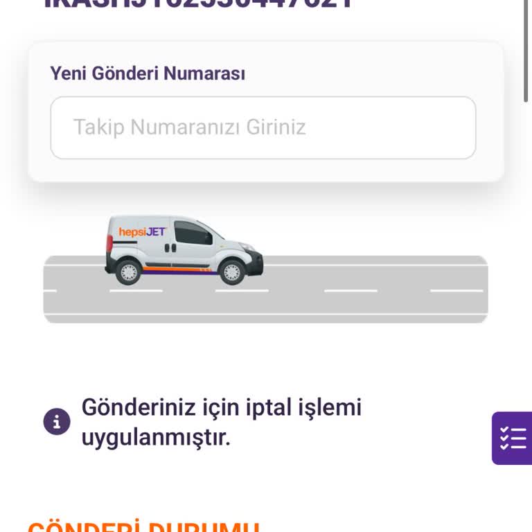 Hepsijet Siparişim İptal Edildi, Ücretim İade Edilmiyor