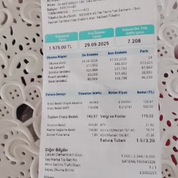 Yüksek Elektrik Faturaları Ve Sayaç Değişimi Sonrası Devam Eden Sorun