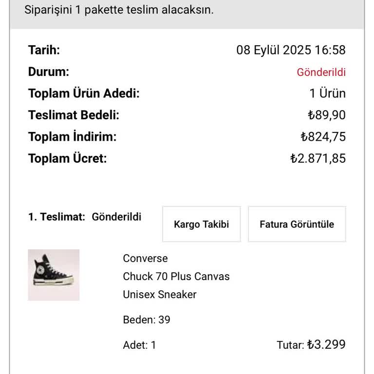 Siparişin 11 Gündür Teslim Edilmemesi Ve Kargo Takip Bilgisinin Paylaşılmaması