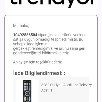 Çalışmayan Ürün İçin İade Reddi Ve Ücret İadesi Yapılmıyor