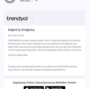 Çalışmayan Ürün İçin İade Reddi Ve Ücret İadesi Yapılmıyor