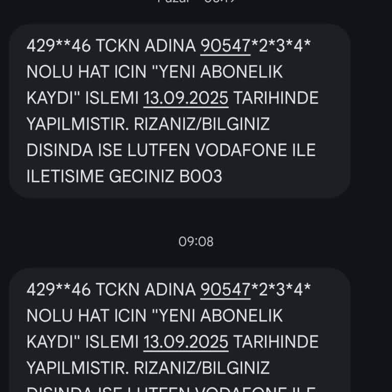 Bilgim Dışında Yapılan Abonelik İşlemi Ve Müşteri Hizmetlerine Ulaşamama