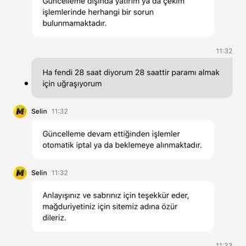 Mojo Bet'te 28 Saattir 90.000 TL Para Çekimim Gerçekleşmedi, Mağduriyet Yaşıyorum