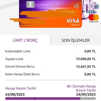 Kredi Kartı Limit Artış Talebime Açıklama Ve Olumlu Yanıt Verilmiyor