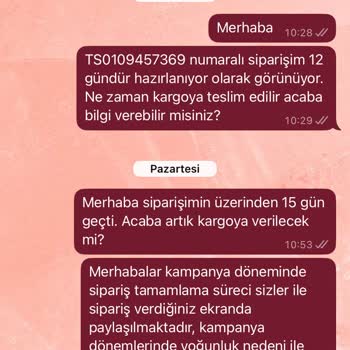 Siparişim 19 Gündür Teslim Edilmedi, Müşteri Hizmetleri İlgisiz Kaldı