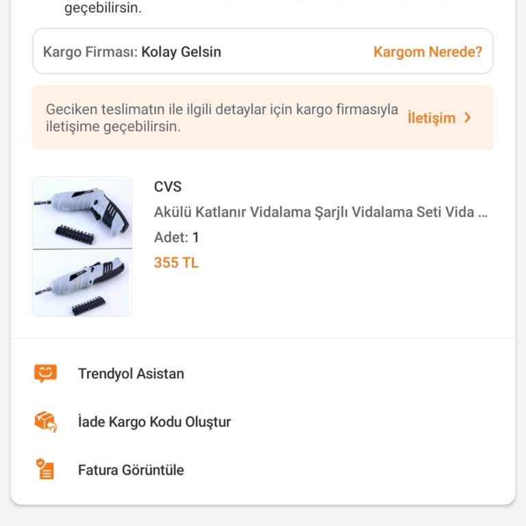 20 Gündür Teslim Edilmeyen Sipariş Ve Cevapsız Kargo Firması