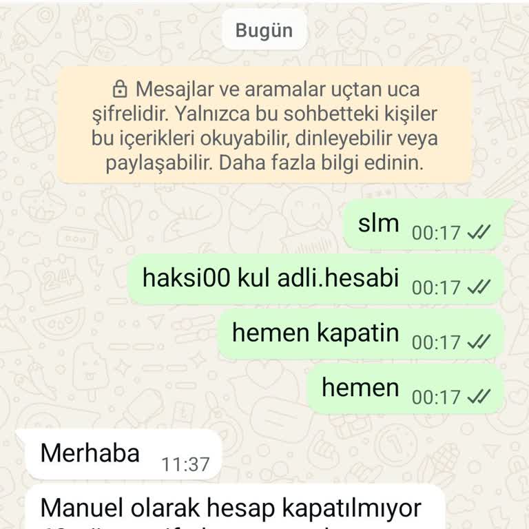 Hesabım Kapatılmıyor Sürekli SMS Ve E-posta Alıyorum