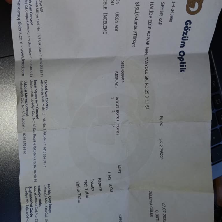 Gözlükte Sürekli Sorun, 6 Ayda Çözülmeyen Mağduriyet Ve Zaman Kaybı