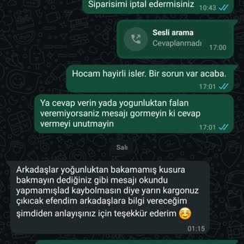 Siparişim Teslim Edilmedi, Ücret İadesi Talebime Dönüş Yapılmıyor