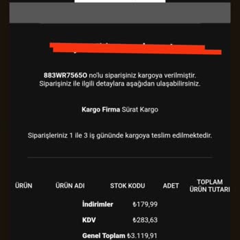 Siparişim Teslim Edilmedi, Ücret İadesi Talebime Dönüş Yapılmıyor