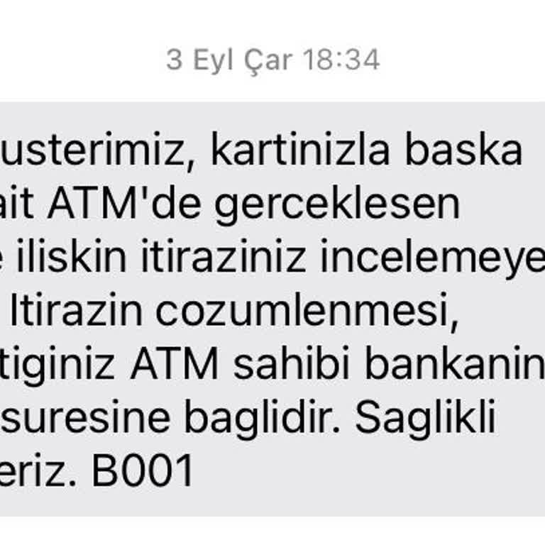 ATMde Kalan 9800 TL 17 Gündür Hesabıma Geçmedi Bankalar Çözüm Sunmuyor