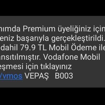 Vodafone Yanımda Premium Üyeliği Ücretsiz Olmasına Rağmen Faturama Ücret Yansıtıldı
