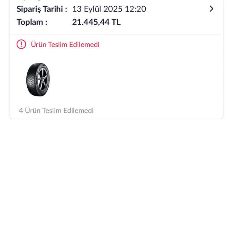 İade Edilmeyen Lastik Ücreti Ve Bilgilendirme Eksikliği