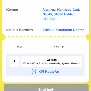 İptal Edilen Konser İçin Geciken Ücret İadesi Ve Yetersiz Müşteri Desteği