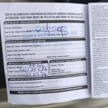 3 Yıl Garantili Aküm Kısa Sürede Arızalandı, Garanti Kapsamı Dışında Bırakıldı