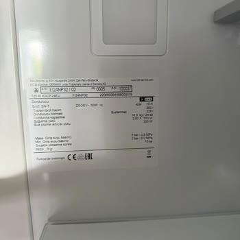 Siemens IQ700 Derin Dondurucu Sürekli Arızalanıyor Servis Çözüm Sunamıyor