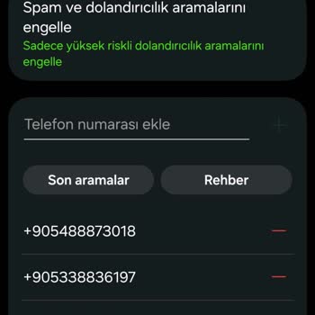 Israrcı Ve Tehditkar Aramalar Nedeniyle Rahatsızlık Yaşıyorum