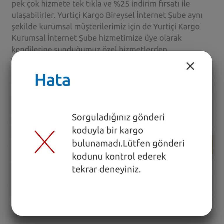 Yurtiçi Kargo Siparişim Kargo Takip Sisteminde Görünmüyor ve Teslim Edilmedi