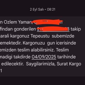 Sürat Kargo Teslimatları Sürekli Gecikiyor, Müşteri Mağdur Ediliyor