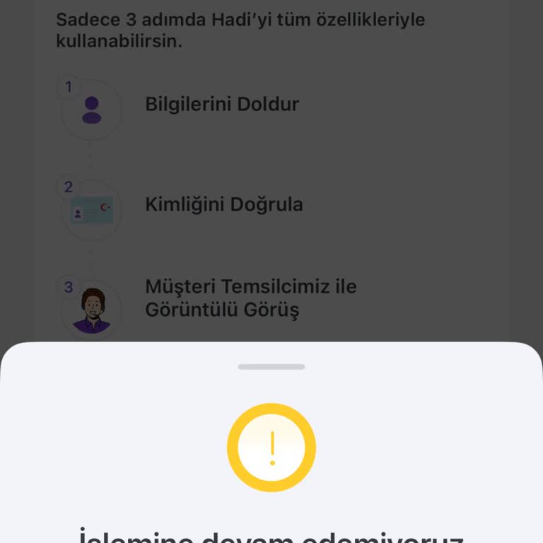 Hesap Yükseltme Sorunu Nedeniyle İşe Başlayamıyorum
