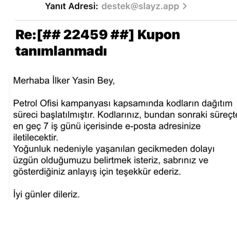 Slayz Yatırım Kampanya Hediyesi 20 Gündür Teslim Edilmedi