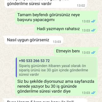 Siparişim 17 Gündür Gelmedi, Ücret İadesi Ve Özür Bekliyorum