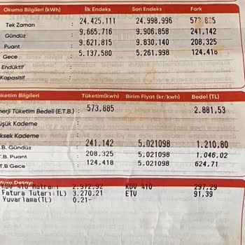 Düşük Voltaj Ve Aşırı Yüksek Elektrik Faturası Mağduriyeti Yaşıyoruz
