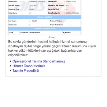 Kargom Günlerdir Kayıp Aras Kargo’dan Net Bilgi Alamıyorum