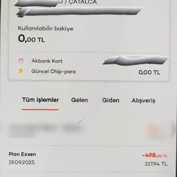 Haberim Olmadan Exxen Adına Hesabımdan Para Çekildi, Üyeliğim Yok