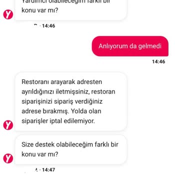Yemek Sepeti'nden Siparişimin Teslim Edilmemesi Ve Müşteri Hizmetlerinin İlgisizliği