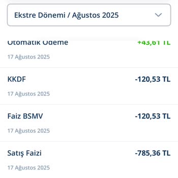 Kredi Kartıma Açıklamasız Ve Haksız Faiz Kesintileri Yapılıyor