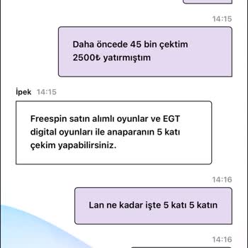 Betsilin'de Gizli Çekim Kuralı Nedeniyle 35.000 TL Paramı Alamıyorum