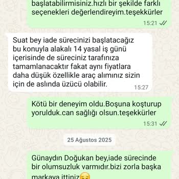 Kapora İadesi Yapılmıyor, Müşteri Hizmetleri Cevap Vermiyor