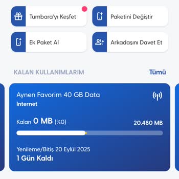 Sosyal Medya İnternetim Hiç Kullanılmadan Normal İnternetim Tükendi Ek Ücret Yansıtıldı