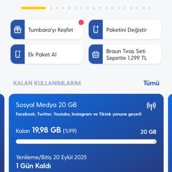 Sosyal Medya İnternetim Hiç Kullanılmadan Normal İnternetim Tükendi Ek Ücret Yansıtıldı