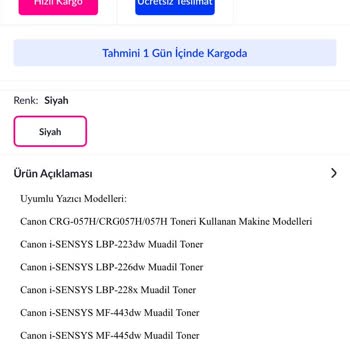 İndirimli Aldığım Toner İptal Edildi Fiyatı Artırıp Tekrar Satışa Sundular