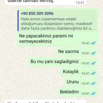 Siparişim Teslim Edilmedi, Müşteri Hizmetleri İlgisiz Ve Saygısızdı