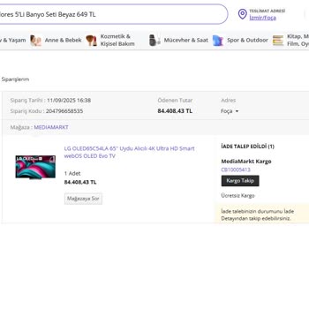 N11 İptal Edilen Ürün İçin Para İadesi Ve Süreçte Şeffaflık Sorunu