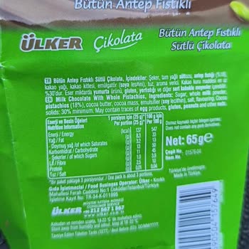 Ülker Antep Fıstıklı Çikolatada Beklenmedik Beyazlıklar Şaşkınlığı