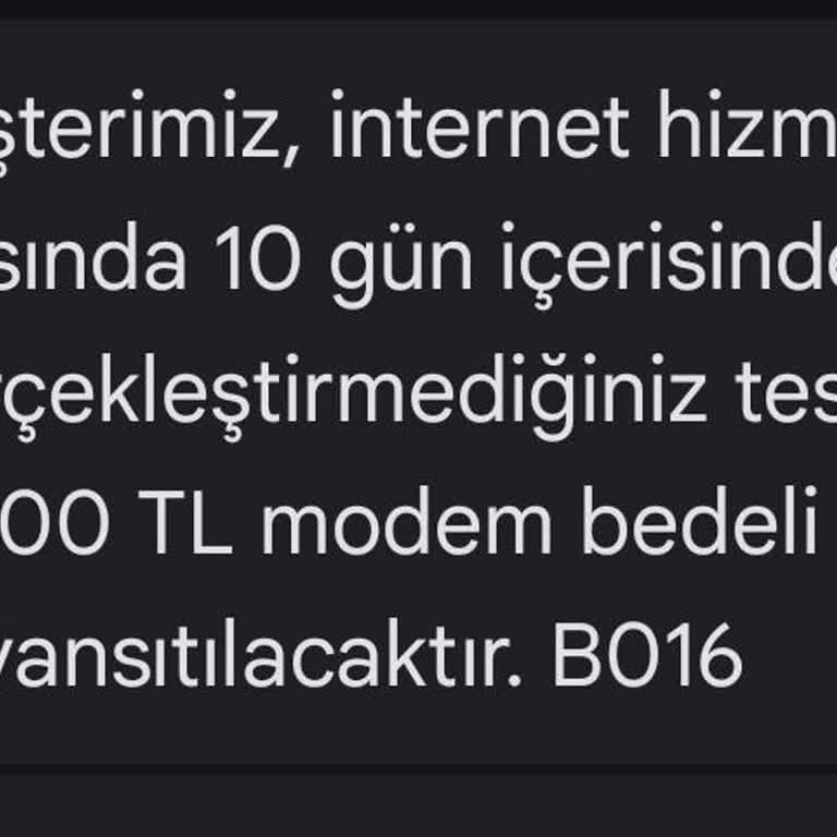 Geçiş Sonrası Haksız Modem Ücreti Ve Sürekli Fatura Sorunu
