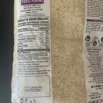 Getirden Aldığım Pirinç Böcekli Çıktı Müşteri Hizmetleri Çözüm Sunmadı